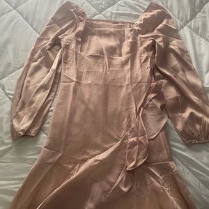 Silk SHEIN pink dress